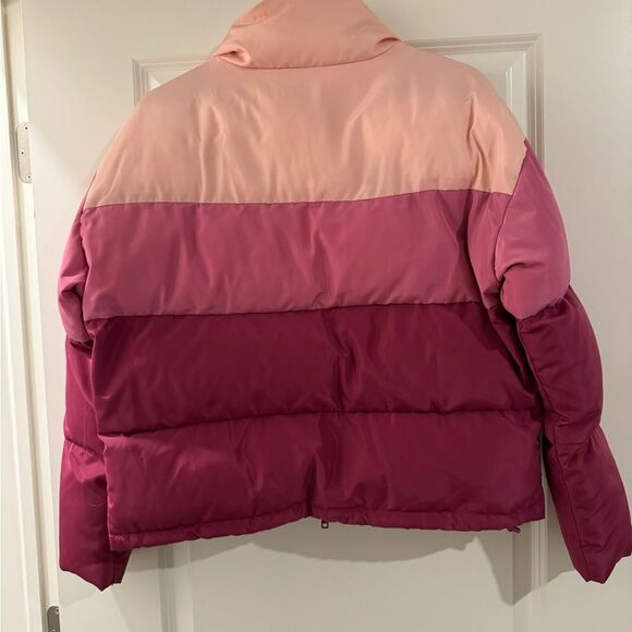 REBECCA MINKOFF Puffer Color Block Jacket Size Medium - Picture 13 of 14